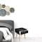Homeroots 18" Black One Drawer Nightstand 489240 - alternate 3