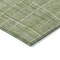 Homeroots 8' X 10' Green Ivory And Gray Striped Washable Indoor Outdoor Area Rug 597382 - alternate 6