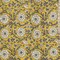 Homeroots 50" X 70" Yellow and Gray Kantha Cotton Floral Throw Blanket 357581 - alternate 6