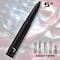 Recon Truck Accessories .50 CAL BULLET SHAPED EXTENDED RANGE ALUMINUM 8IN SHORTY ANTENNA RED 264ANT50RD - alternate 8