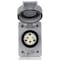 Leviton StrghtBladeRcptcl, 20A, 250VAC, Gry, Alum LNR96-4 - alternate 1