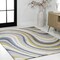 Jonathan Y Flow Abstract Swirl Blue/Mustard/Gray 8 ft. x 10 ft. Area Rug DZC100C-8 - alternate 5