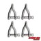 Extreme Max Extreme Max 3006.8222.4 BoatTector Stainless Steel Twist Shackle - 1/2", 4-Pack 3006.8222.4 - alternate 1