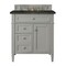 James Martin Vanities Brittany 30" Single Vanity, Urban Gray, w/ 3 CM Phantome Eclos Top 650-V30-UGR-3PHT - alternate 1