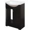 Zenith Zenna Home Espresso 24'' Wx35'' Hx18''D Euro Vanity with Wht Cultured Marble Top SEC24CH - alternate 3