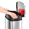 Hls Commercial 13 gal Rectangular Indoor Metal Can, Silver, Step Pedal, Stainless Steel, 17 in HLSS13RFR - alternate 7