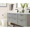 Amerock Overton 6-5/16 in 160 mm Center-to-Center Brushed Matte Black/Satin Nickel Cabinet Pull BP36683BMBG10 - alternate 4
