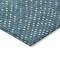 Homeroots 9' X 12' Teal Blue Gray And Ivory Polka Dot Washable Indoor Outdoor Area Rug 599092 - alternate 7