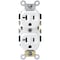 Leviton 20A White Heavy-Duty 5-20R Duplex Outlet S02-CR20-0WS - alternate 4