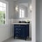 James Martin Vanities Brittany 30" Single Vanity, Victory Blue, w/ 3 CM Siberian Silestone Top 650-V30-VBL-3SFR - alternate 2