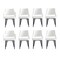 Manhattan Comfort 8-Piece Tremont Dining Chair in White 8-DC104-WH - alternate 8