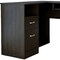 Homeroots 47" Black L Shape Computer Desk With Two Drawers 403824 - alternate 2