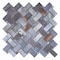 Apollo Tile Splendor 11.81 in. x 11.81 in. Matte Blue Porcelain Mosaic Wall and Floor Tile 4.84 sqft/case, 5PK IMPONXBLUMOS - alternate 1
