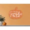 Homeroots Orange and White Hey There Pumpkin Shaped Wall Art 416075 - alternate 2