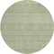 Homeroots 8' Green And Ivory Round Chevron Washable Indoor Outdoor Area Rug 612252 - alternate 7