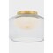 Hudson Valley Lighting Moore 12 in. Integrated LED Flush Mount in Aged Brass 9013-AGB - alternate 5
