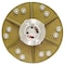 Pearl Hexplate 15in Plate with SuperClutch and 6 Diamond Pads 17in HEX1764CLT - alternate 2