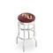 Holland Bar Stool Co 25" Chrome 2-Ring Florida State Script Swivel Bar Stool, Accent Ring L7C3C25FSU-FS - alternate 1