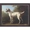 Homeroots Grey Spotted Hound Framed Art Brown Picture Frame Print Wall Art 416822 - alternate 1