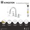 Kingston Brass Two-Handle Deck Mount Roman Tub Faucet, Matte Black KS8320DL - alternate 2