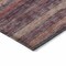 Homeroots 5' X 8' Rust And Blush Striped Washable Indoor Outdoor Area Rug 615849 - alternate 9