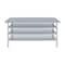 Amgood 24in D x 72in L Stainless Steel Table, Three Undershelves AMG WT-2472-3SH-Z - alternate 3
