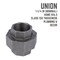 B & K 1-1/4 in. FIP each X 1-1/4 in. D FIP Black Malleable Iron Union 310UU-114 - alternate 6