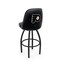 Holland Bar Stool Co Logo Grizzly Philadelphia Flyers 30 in. Swivel Bar Stool with Black Wrinkle Finish L048 - alternate 1