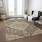 Homeroots 5' X 8' Chocolate Beige And Gray Oriental Washable Indoor Outdoor Area Rug 605236 - alternate 7