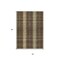 Homeroots 5' X 8' Brown Taupe And Plum Plaid Washable Indoor Outdoor Area Rug 613958 - alternate 3