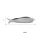 Homeroots 23" Silver Cast Aluminum Fish Serving Tray 634490 - alternate 6