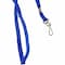 Sicurix Flat Lanyard W/ Hook, 100/PK, Blue 100PK BAU65613 - alternate 2
