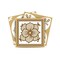 Homeroots 12" X 12" Vintage Brown and White Peel and Stick Removable Tiles 556406 - alternate 9
