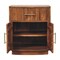 Homeroots 24" Brown Solid Wood One Drawer Nightstand 701715 - alternate 7