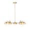 Z-Lite Realm Sphere 5 Light Chandelier, Modern Gold, 32 In W x 8 In H 7517-5MGLD - alternate 1