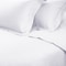 Homeroots White Twin Cotton Blend 650 Thread Count Washable Duvet Cover Set 528411 - alternate 5