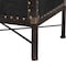 Baxton Studio Laura Vintage Black Canvas Lift-Top Trunk End Table 251-13912-ZORO - alternate 7