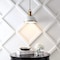 Jonathan Y Homer 13" 1-Light Modern Industrial Metal LED Dome Pendant, Brass Gold/White JYL9536D - alternate 7