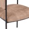 Leisuremod Cyril Collection Modern Chair in Light Brown Velvet, 2PK CDC22LBR2 - alternate 5