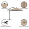 Pure Garden 10 ft Cantilever Patio Umbrella with 220lb Base, Tilt and Khaki Canopy 50-LG1046B - alternate 7