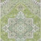 Homeroots 5' X 8' Green Ivory And Brown Oriental Washable Indoor Outdoor Area Rug 600151 - alternate 8