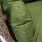 Leisuremod Beige Wicker Hanging Egg Swing Chair with Dark Green Cushions ESCBG-40DG - alternate 8