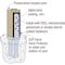 Simpson Strong-Tie Simpson Strong-Tie 8.38 in. H X 3.56 in. W 12 Ga. Hot Dip Galvanized Column Base CBSQ44-SDS2HDG - alternate 4
