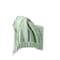 Homeroots 50" X 60" Green Woven Cotton Throw Blanket with Fringe 516547 - alternate 6