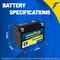 Goodyear GYTX9 - 12 Volt 10 AH, 135 CCA, Rechargeable High-Performance, SLA - AGM Battery GY4140759 - alternate 6