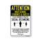 Signmission PSA High School Students And Guests Practice Social Distancing 14inX10in Wall Graphic, RD-1014-25391 OS-NS-RD-1014-25391 - alternate 1
