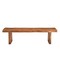 Homeroots 68" Brown Solid Wood Live Edge Dining Bench 565287 - alternate 6