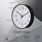 Clockswise Black 10-In Analog Clock - Silent, Non-Ticking for Wall Battery-Operated, Perfect for Home QI004744.BK.10 - alternate 9