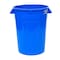 Magnum Tool 44 Gallon Trash Can, High-Vis Blue, Construction Grade, Heavy Duty Plastic CMTC-C000-44B01 - alternate 1