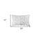 Homeroots Set of Two 12" X 20" White and Gray Faux Fur Lumbar Throw Pillows, 2PK 544574 - alternate 6